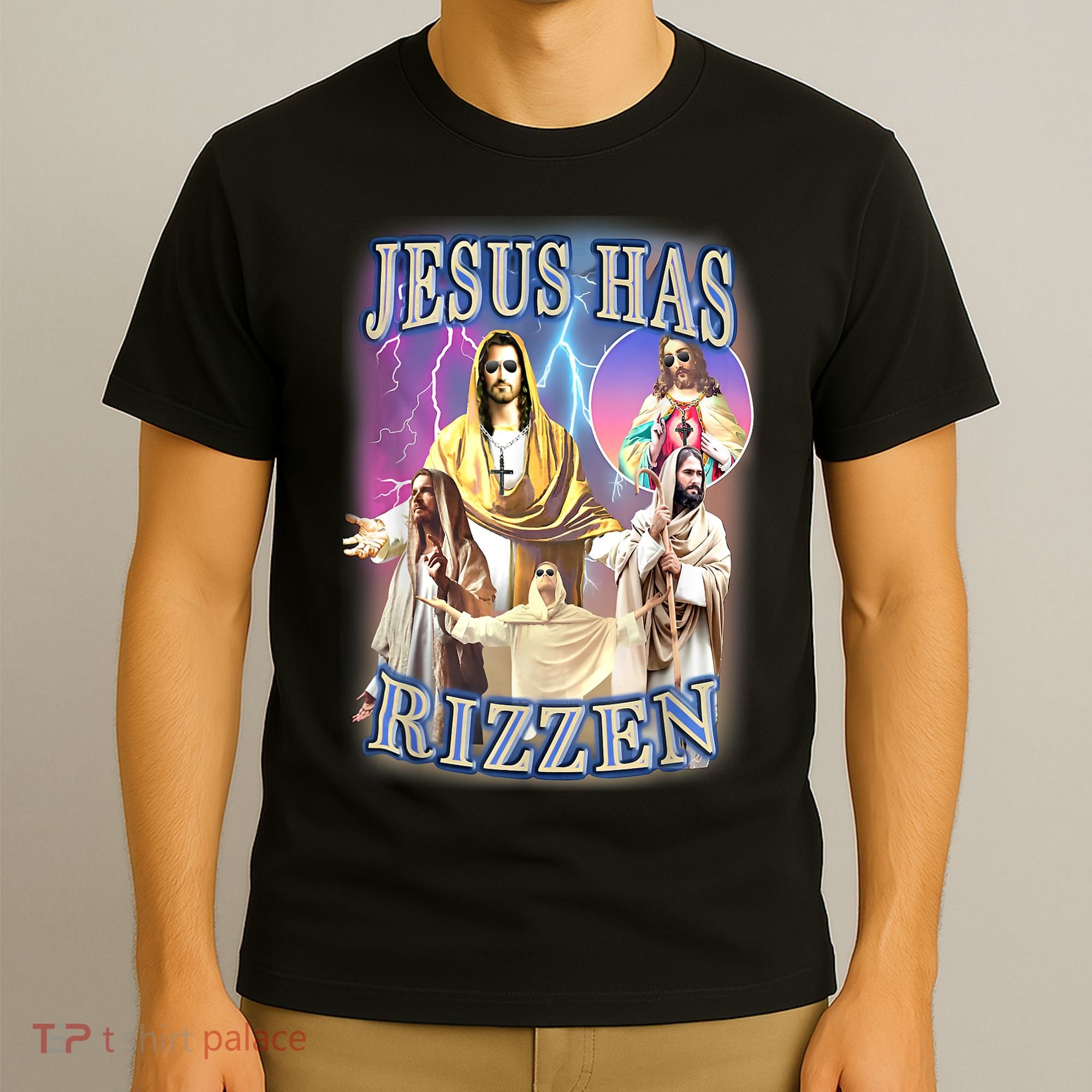 Jesus Has Rizzen T-Shirt