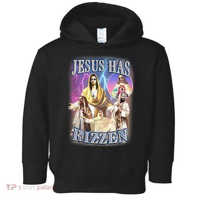 Jesus Has Rizzen Toddler Hoodie
