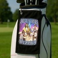 Jesus Has Rizzen Golf Towel thumb 2