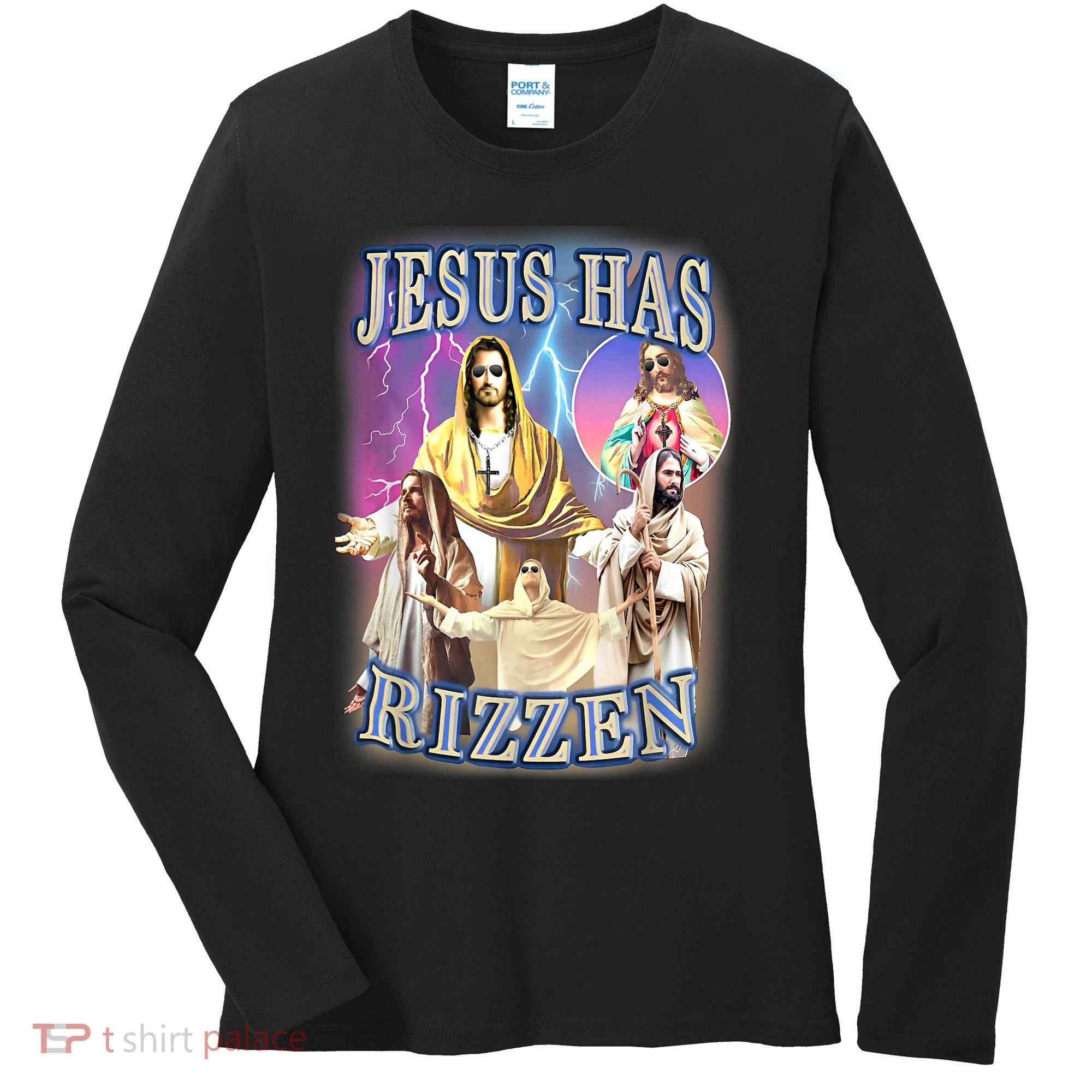 Jesus Has Rizzen Women's Long Sleeve Shirt