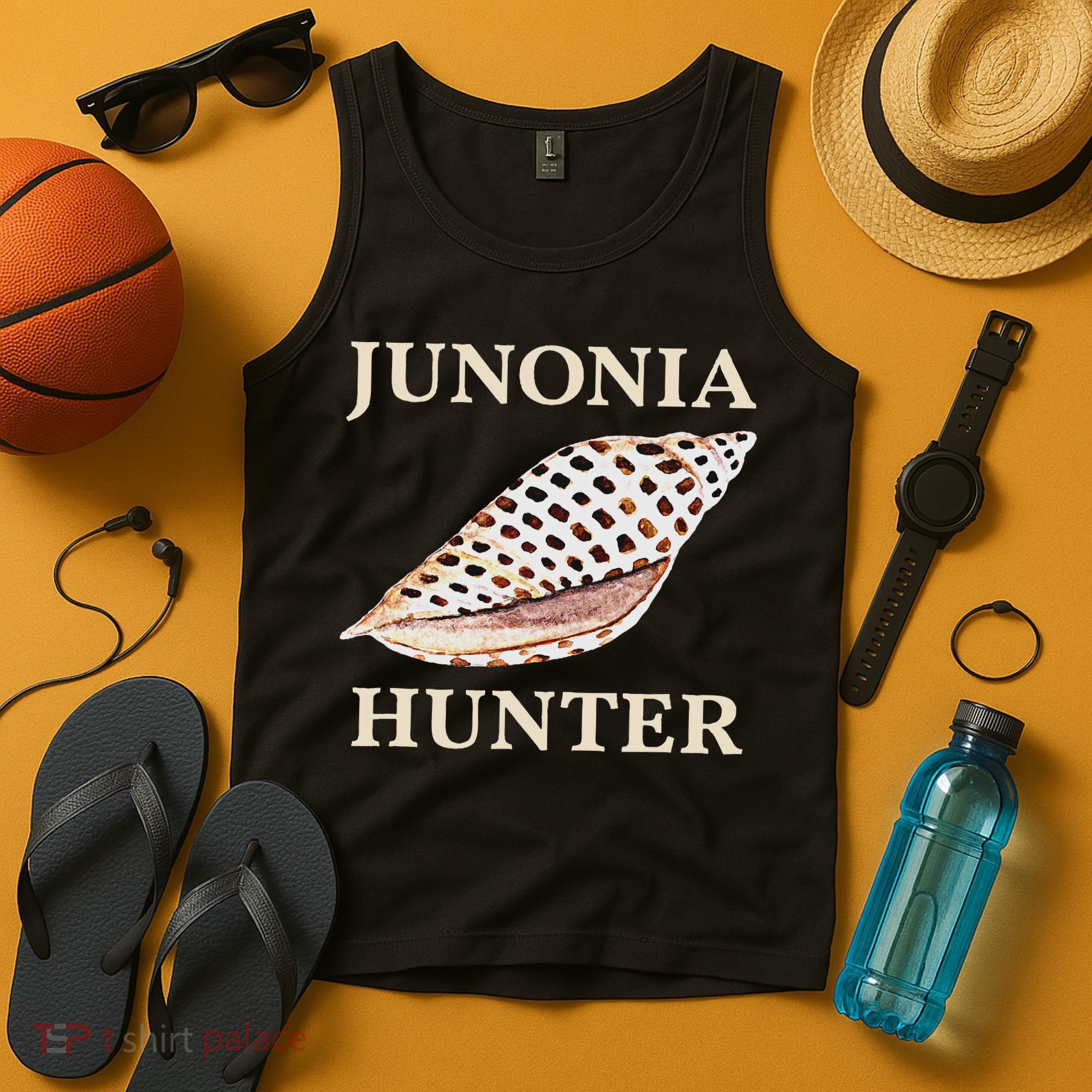 Junonia Hunter Rare Seashell Sanibel Island Bucket List Goal Tank Top