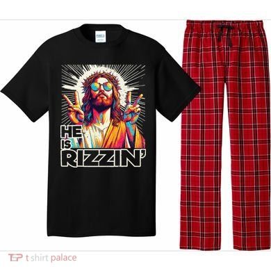  Jesus Has Rizzen Easter Christian Pajama Set