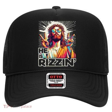  Jesus Has Rizzen Easter Christian Hat