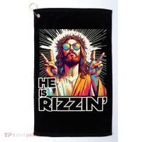  Jesus Has Rizzen Easter Christian Golf Towel thumb 0
