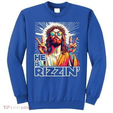  Jesus Has Rizzen Easter Christian Sweatshirt
