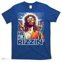  Jesus Has Rizzen Easter Christian T-Shirt thumb 0