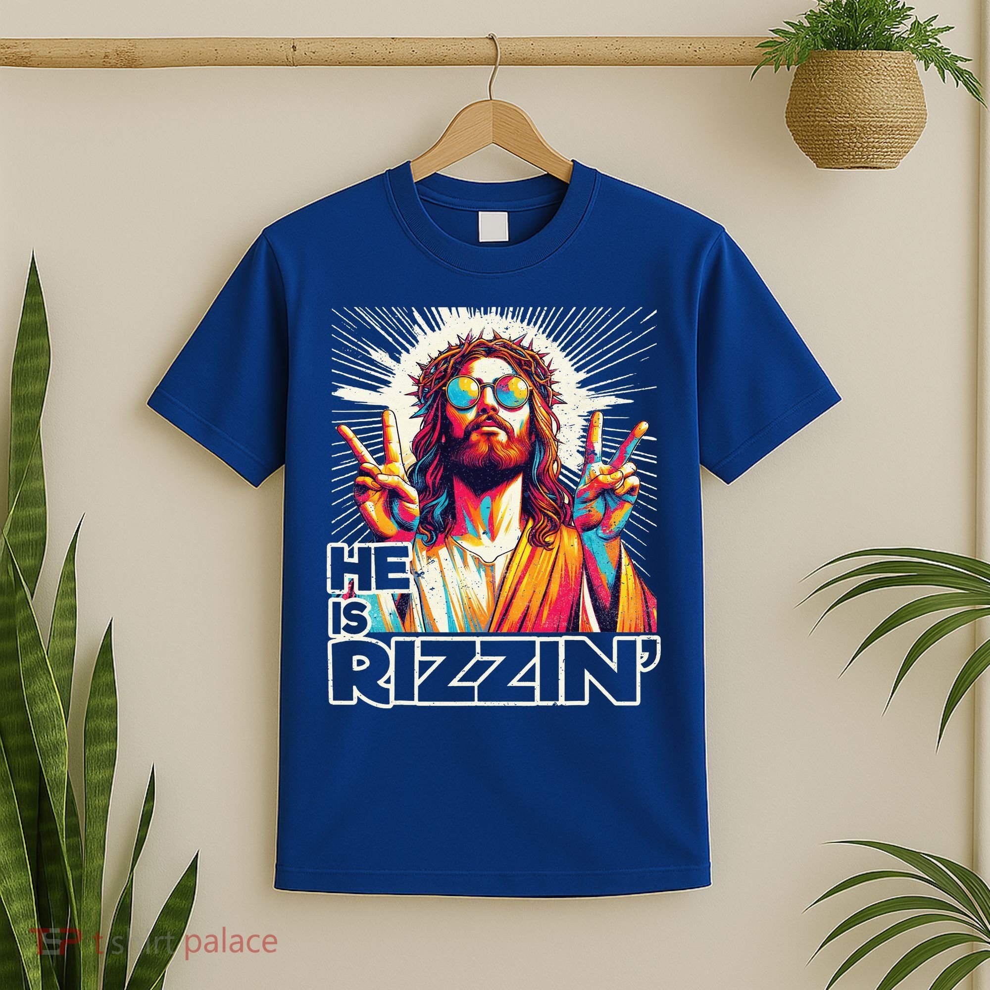  Jesus Has Rizzen Easter Christian T-Shirt