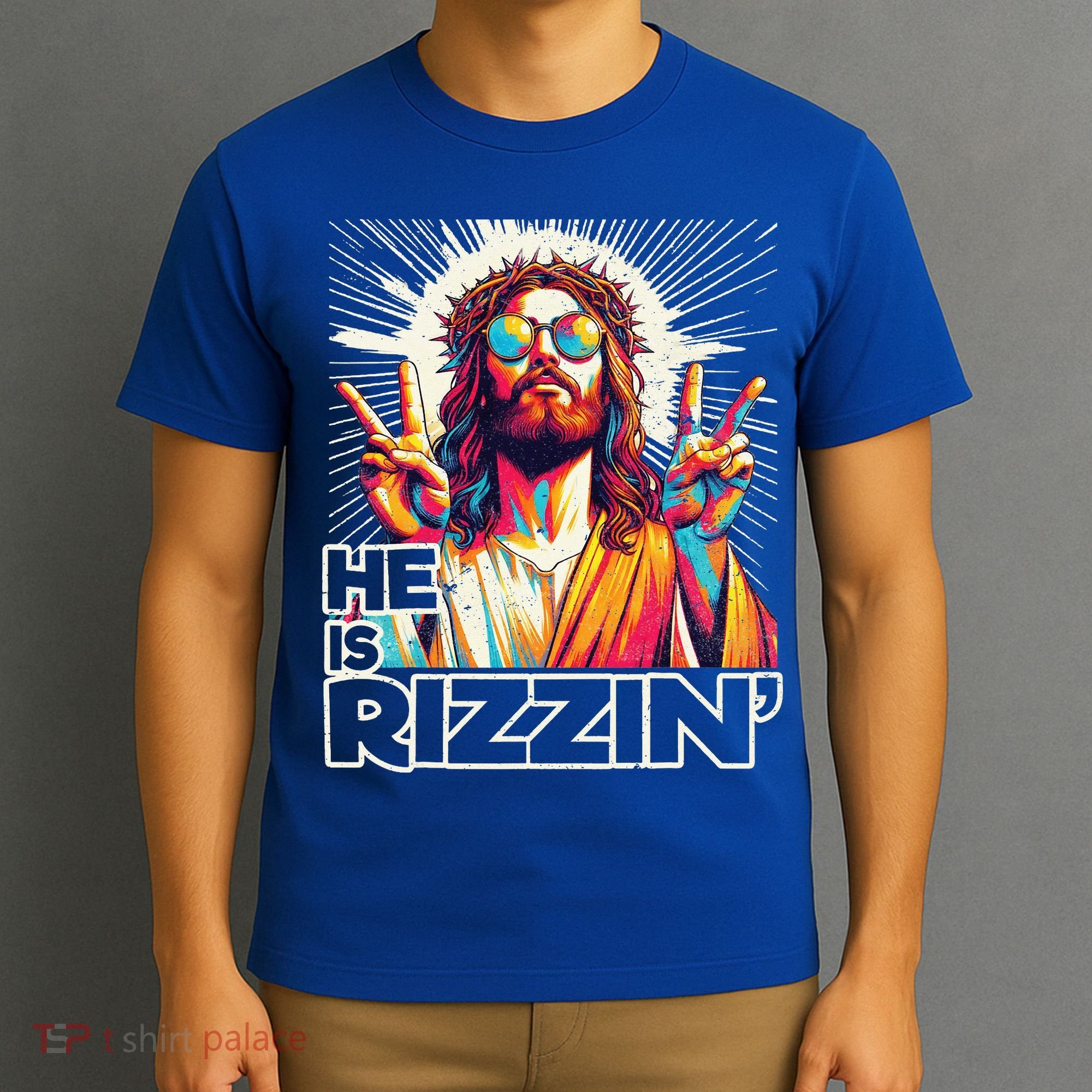  Jesus Has Rizzen Easter Christian T-Shirt