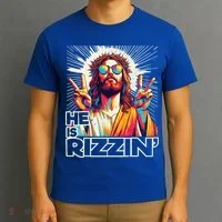  Jesus Has Rizzen Easter Christian T-Shirt thumb 3