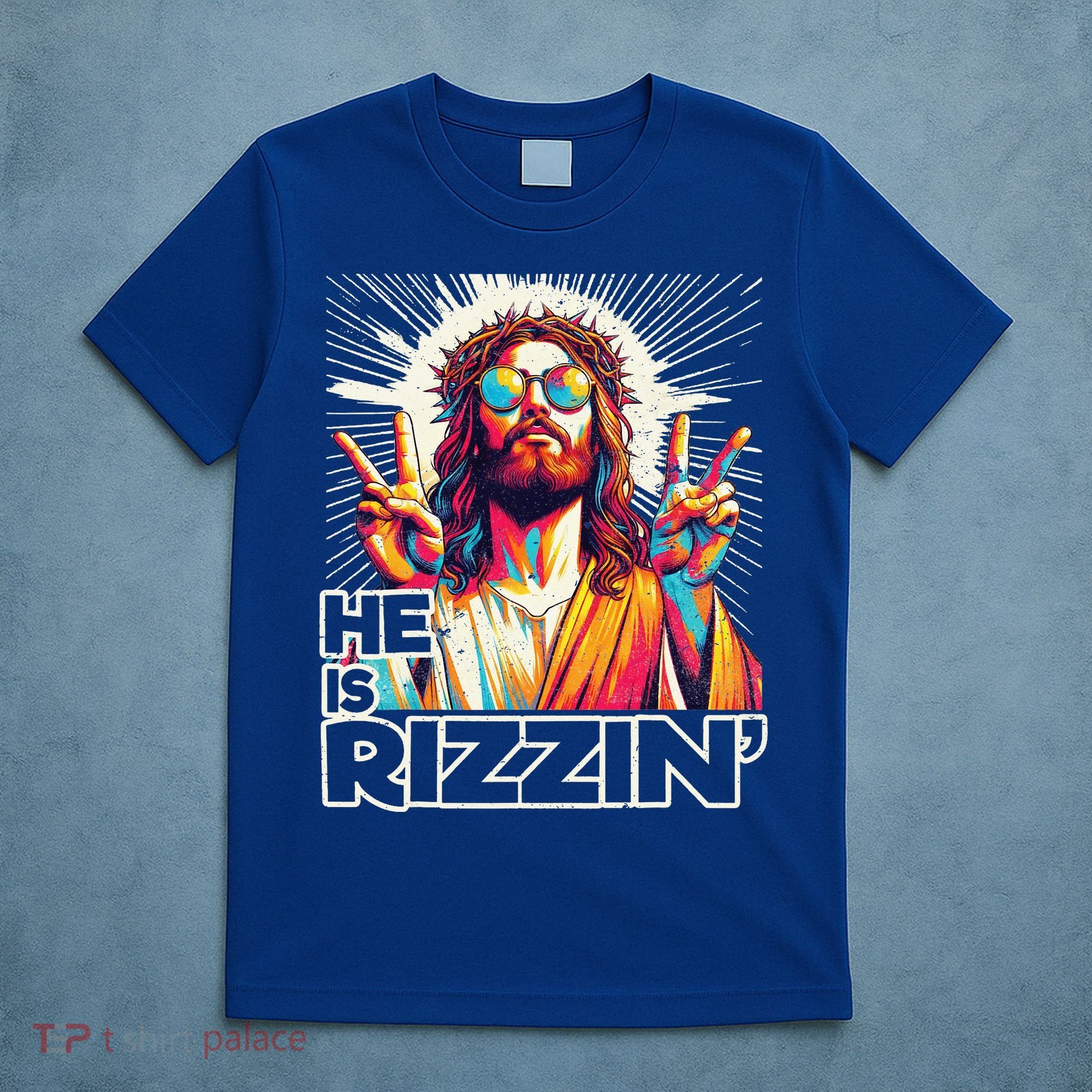  Jesus Has Rizzen Easter Christian T-Shirt