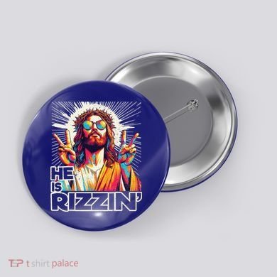  Jesus Has Rizzen Easter Christian Button