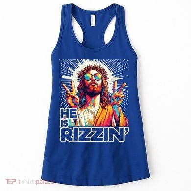  Jesus Has Rizzen Easter Christian Women's Tank Top