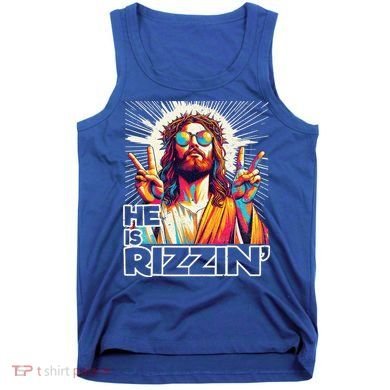  Jesus Has Rizzen Easter Christian Tank Top