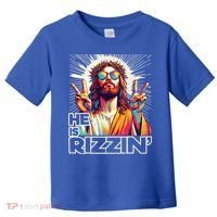  Jesus Has Rizzen Easter Christian Toddler T-Shirt thumb 0
