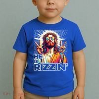  Jesus Has Rizzen Easter Christian Toddler T-Shirt thumb 2