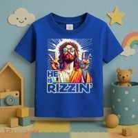  Jesus Has Rizzen Easter Christian Toddler T-Shirt thumb 3