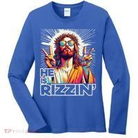  Jesus Has Rizzen Easter Christian Women's Long Sleeve Shirt thumb 0