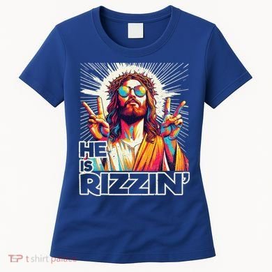  Jesus Has Rizzen Easter Christian Women's T-Shirt