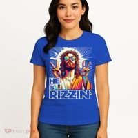  Jesus Has Rizzen Easter Christian Women's T-Shirt thumb 4