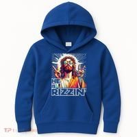  Jesus Has Rizzen Easter Christian Kids Hoodie thumb 0