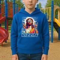  Jesus Has Rizzen Easter Christian Kids Hoodie thumb 2