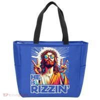  Jesus Has Rizzen Easter Christian Tote Bag thumb 0