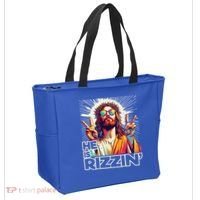  Jesus Has Rizzen Easter Christian Tote Bag thumb 2