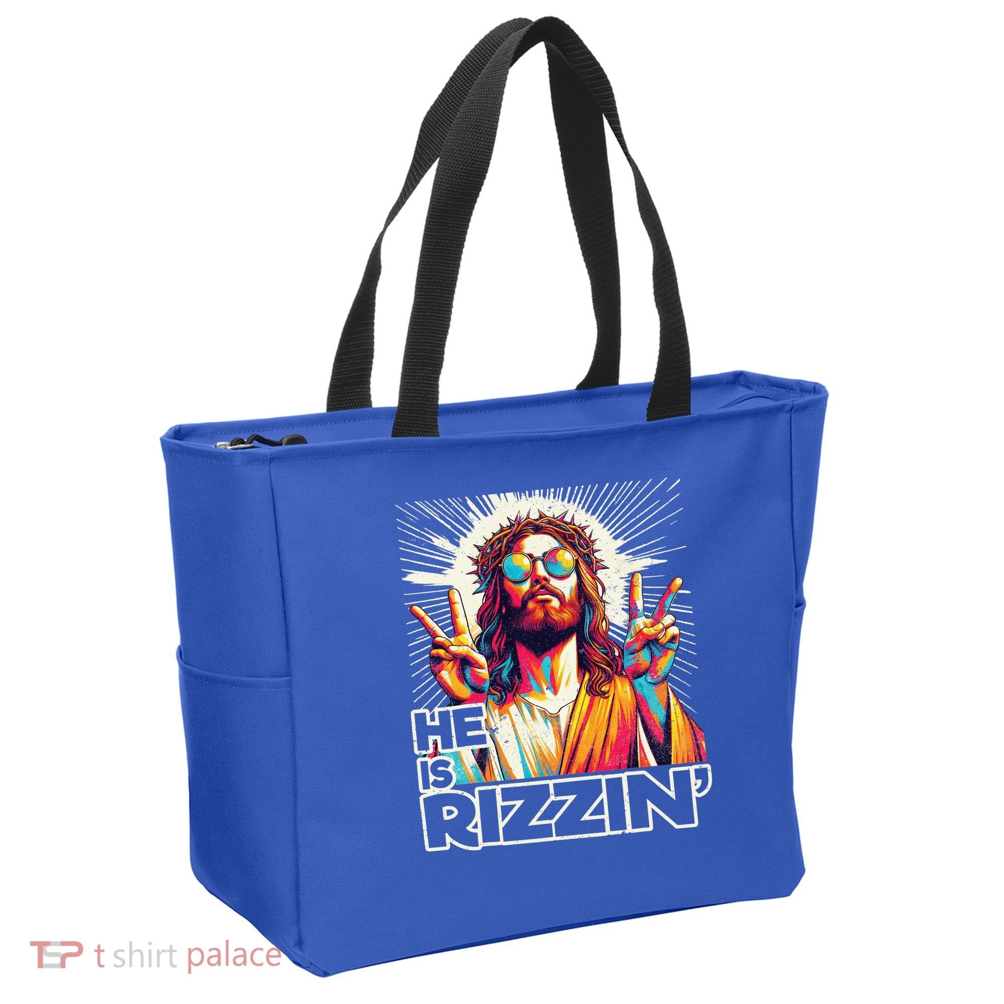  Jesus Has Rizzen Easter Christian Tote Bag