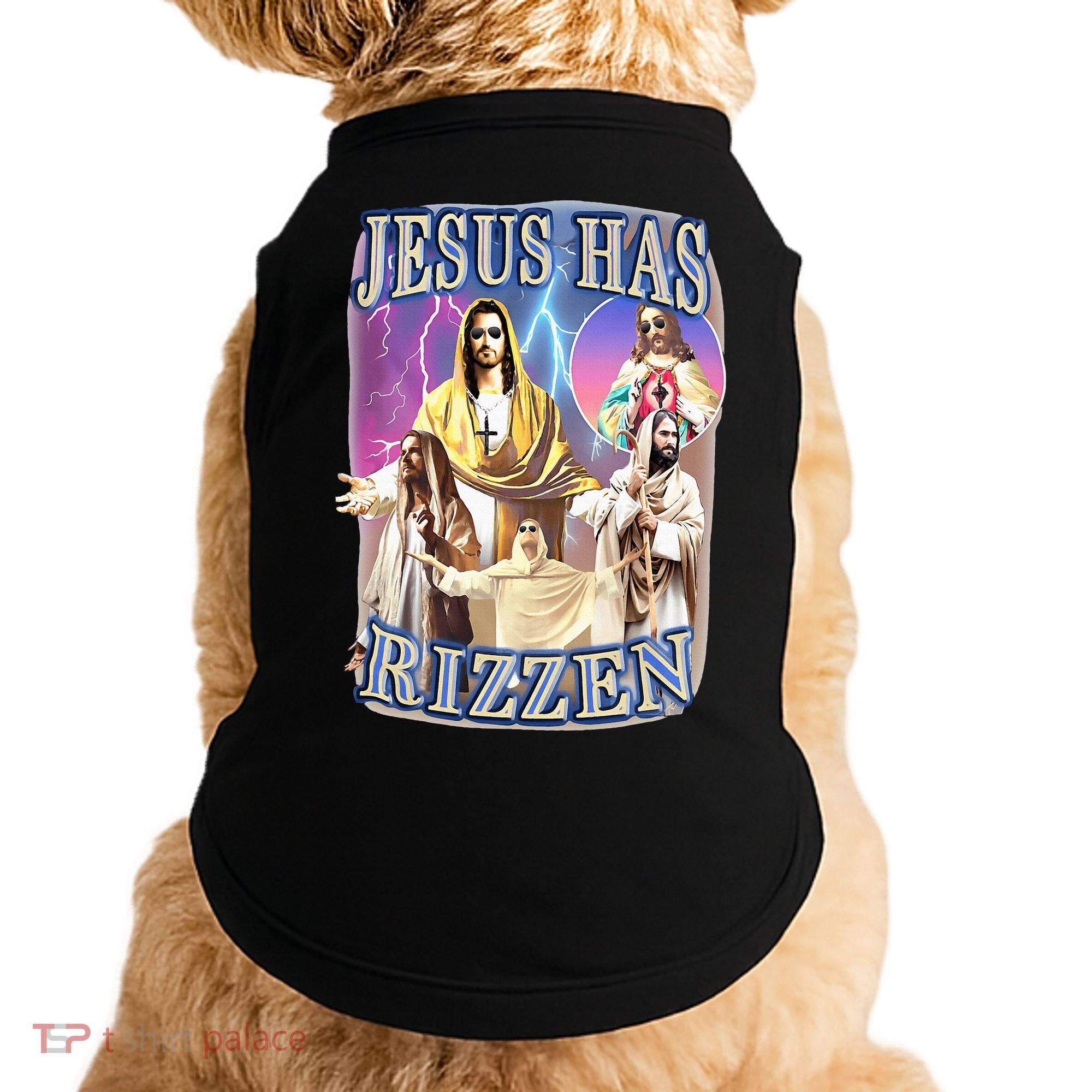 Jesus Has Rizzen Doggie Tank