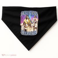 Jesus Has Rizzen USA-Made Doggie Bandana thumb 0