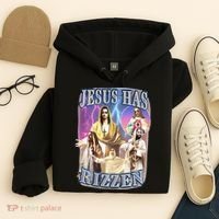 Jesus Has Rizzen Hoodie thumb 4