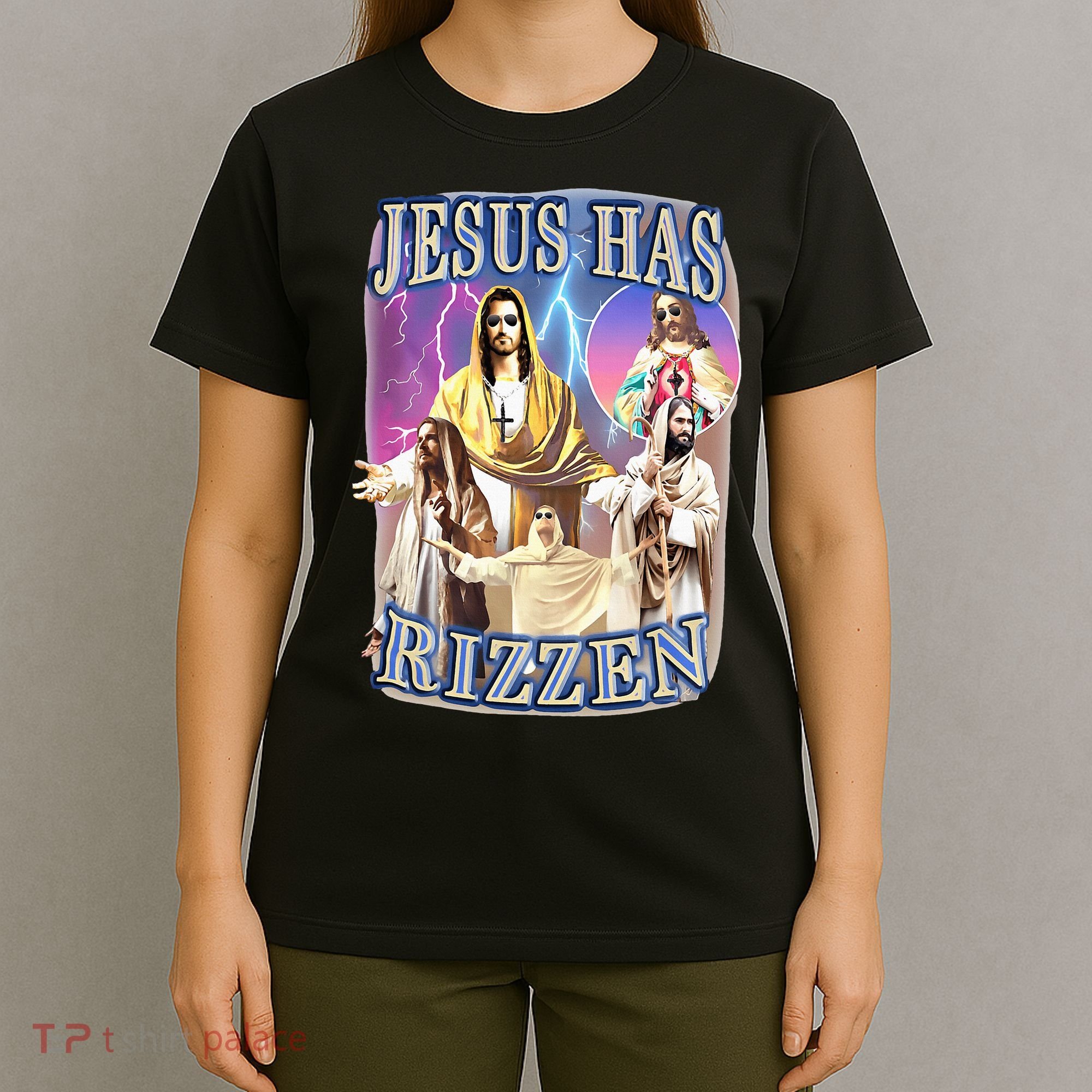 Jesus Has Rizzen T-Shirt