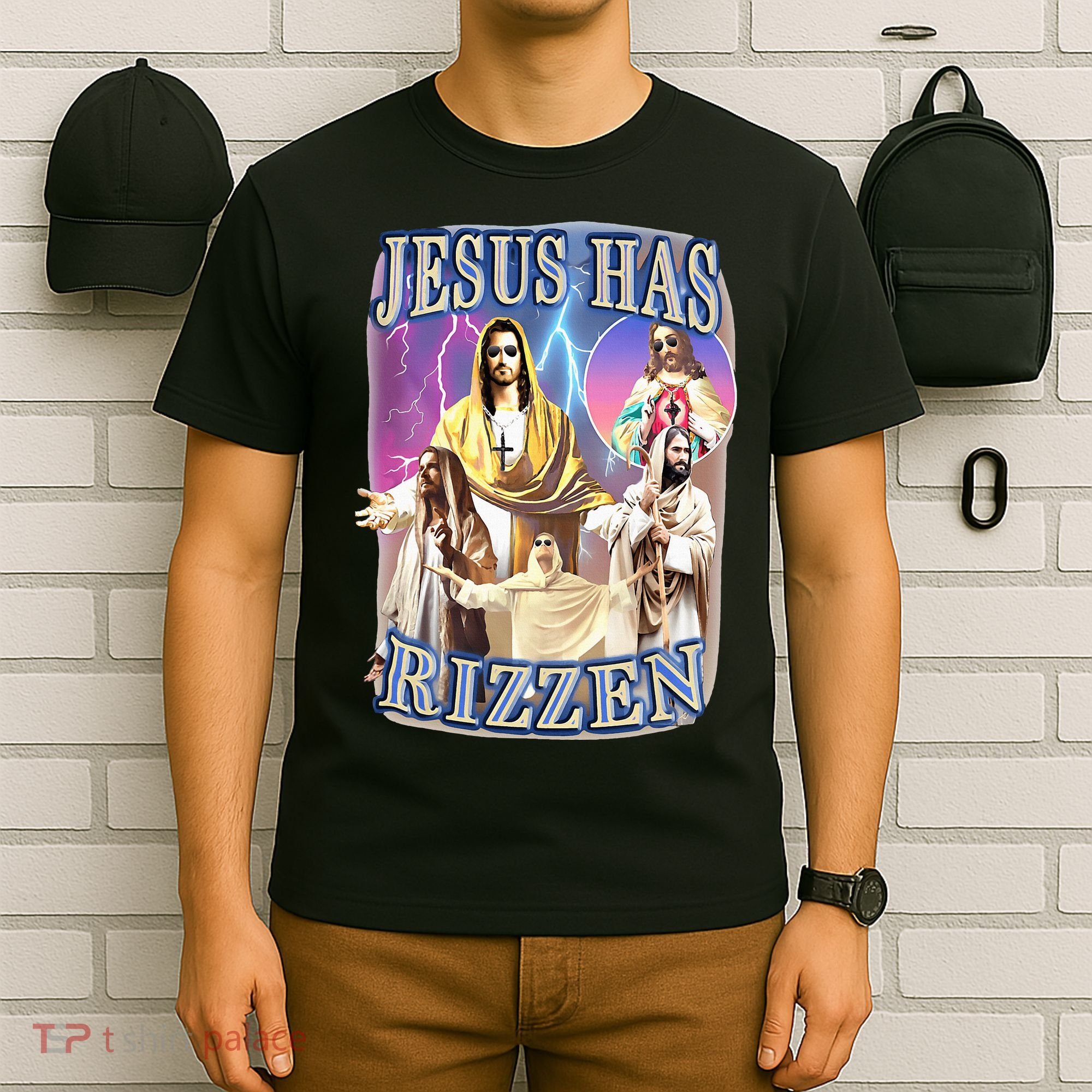 Jesus Has Rizzen T-Shirt