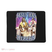 Jesus Has Rizzen Mousepad thumb 0