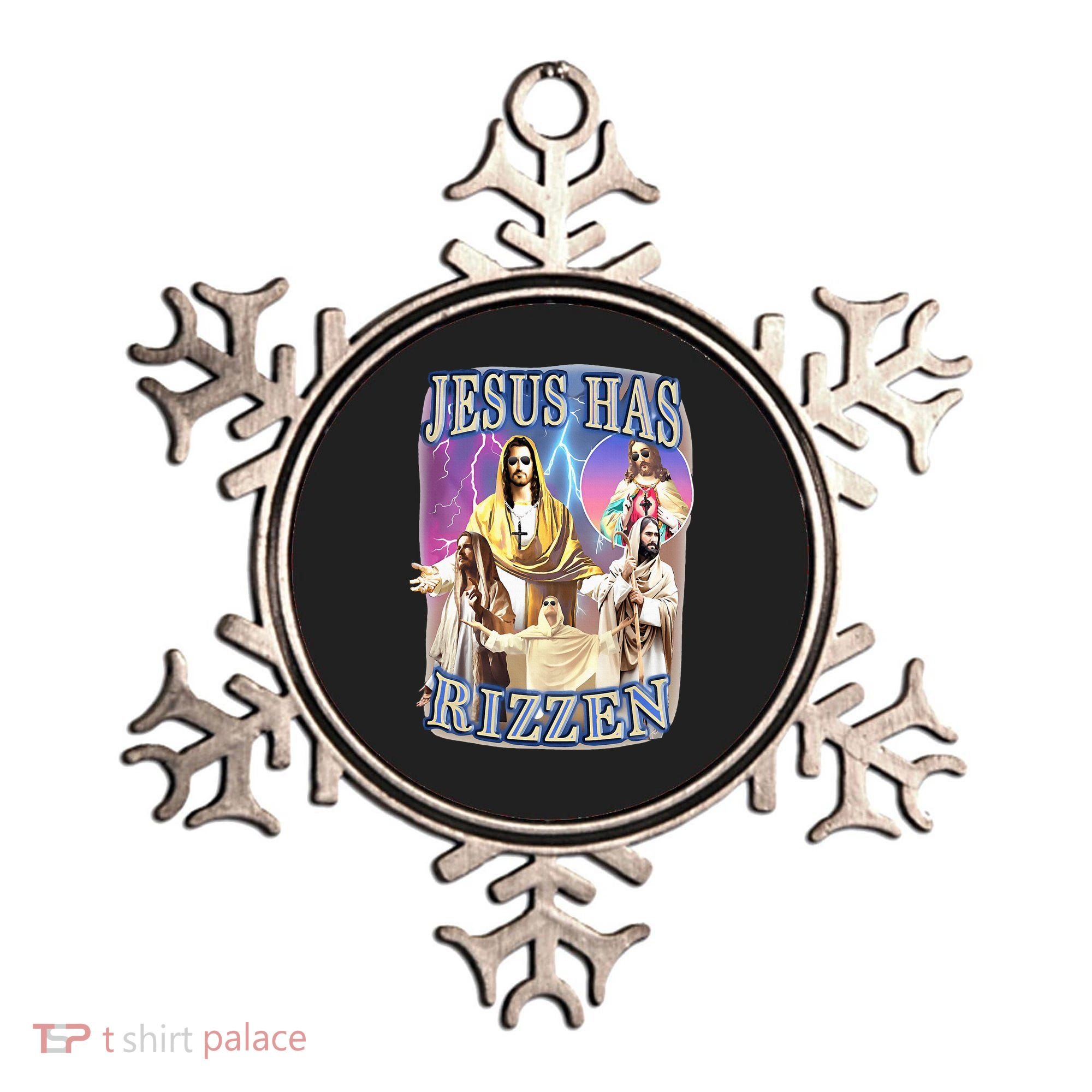 Jesus Has Rizzen Ornament