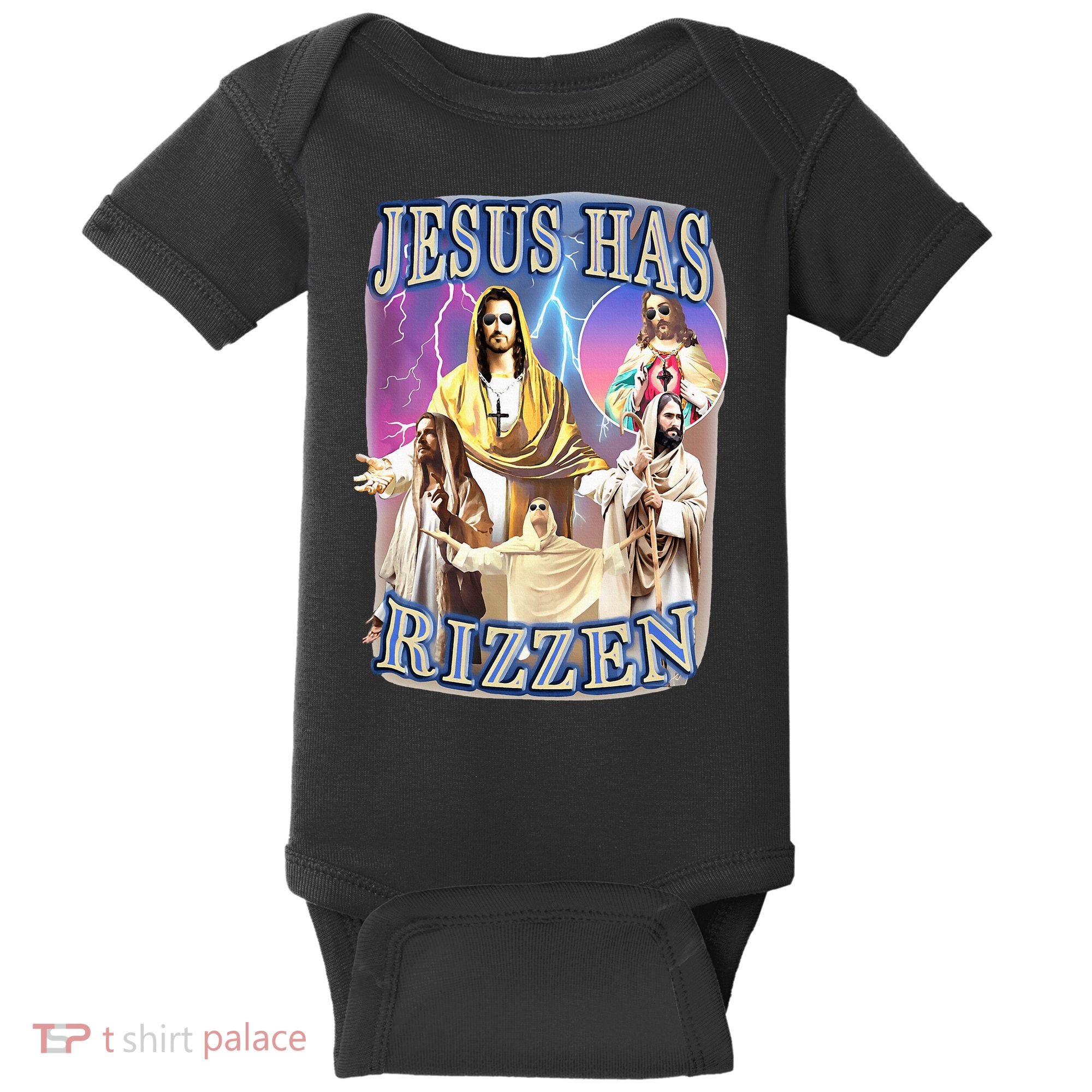 Jesus Has Rizzen Baby Bodysuit