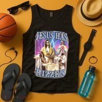 Jesus Has Rizzen Tank Top thumb 4