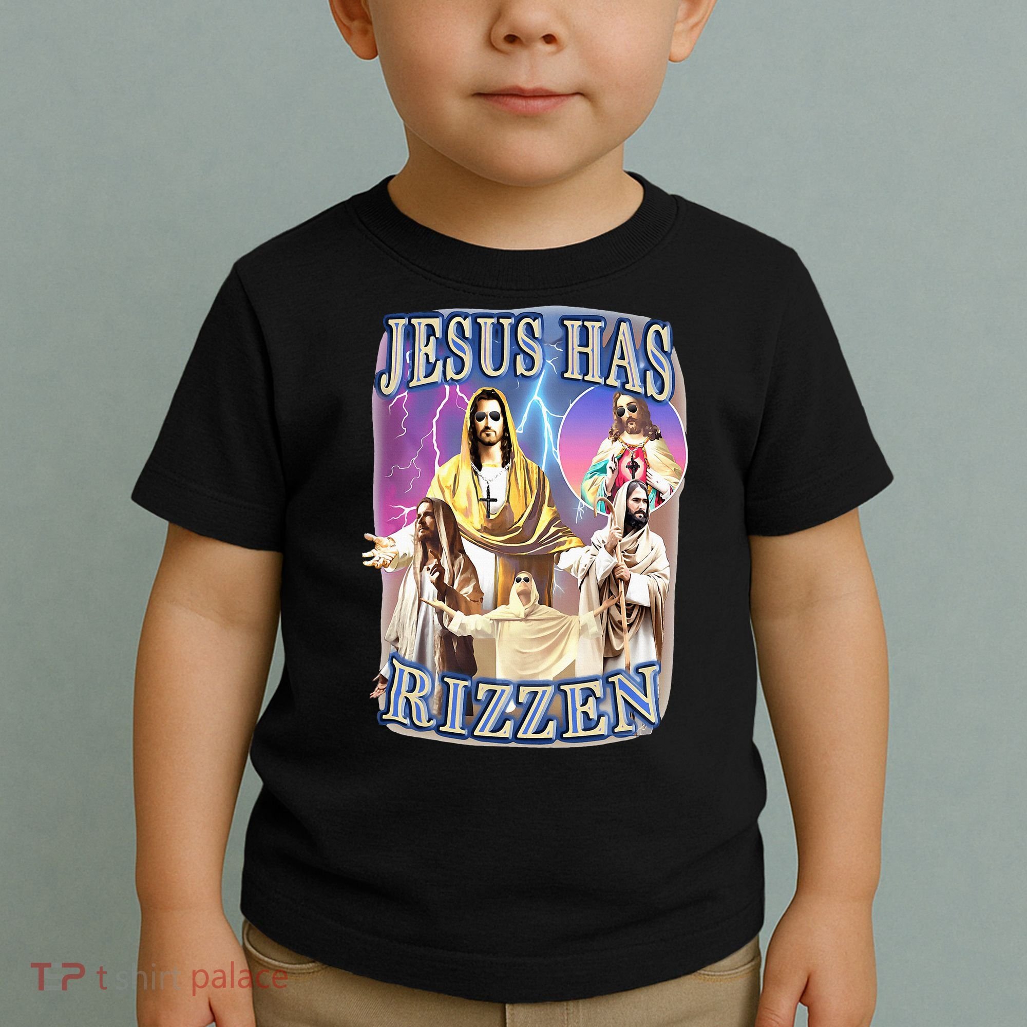 Jesus Has Rizzen Toddler T-Shirt