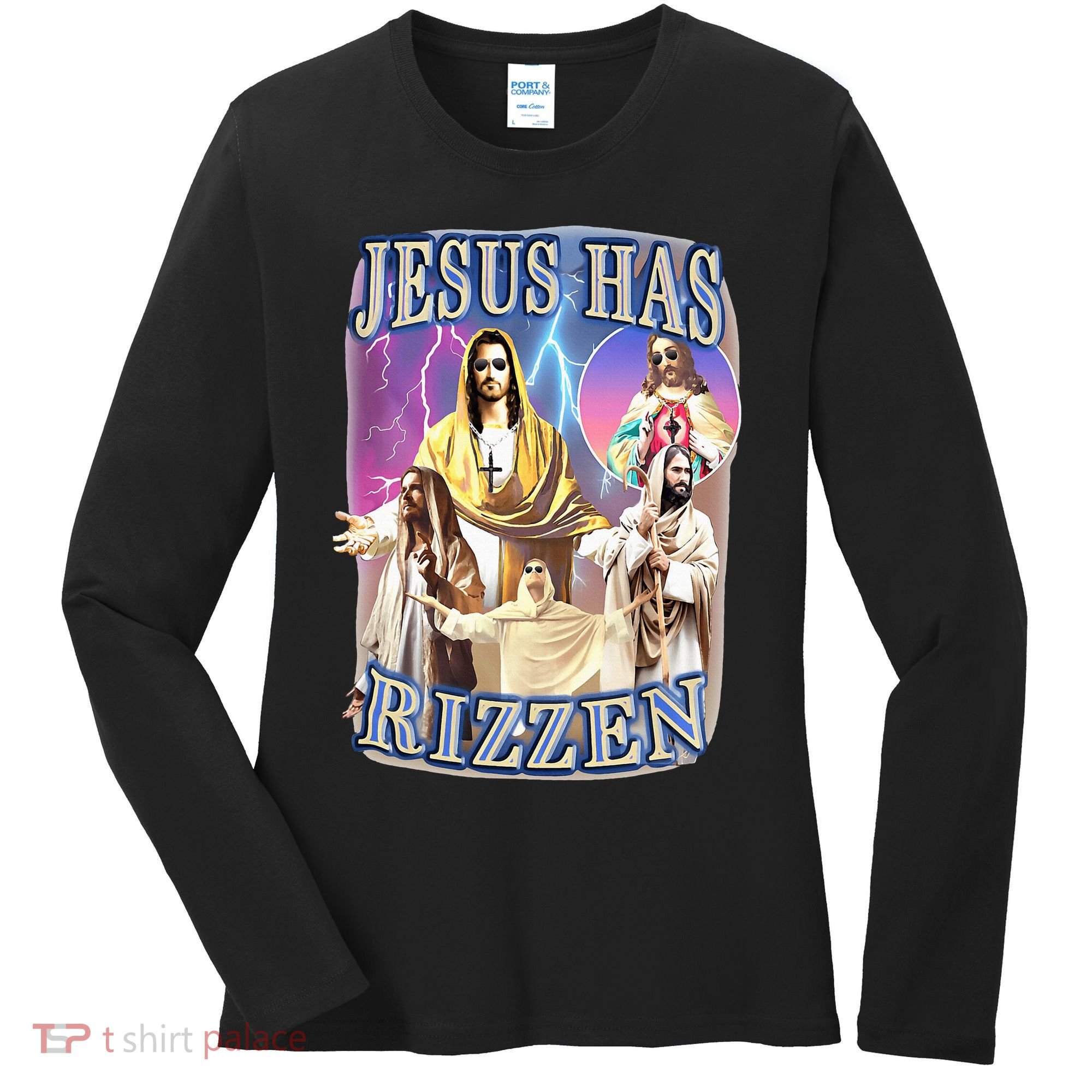 Jesus Has Rizzen Women's Long Sleeve Shirt