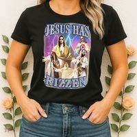 Jesus Has Rizzen Women's T-Shirt thumb 2