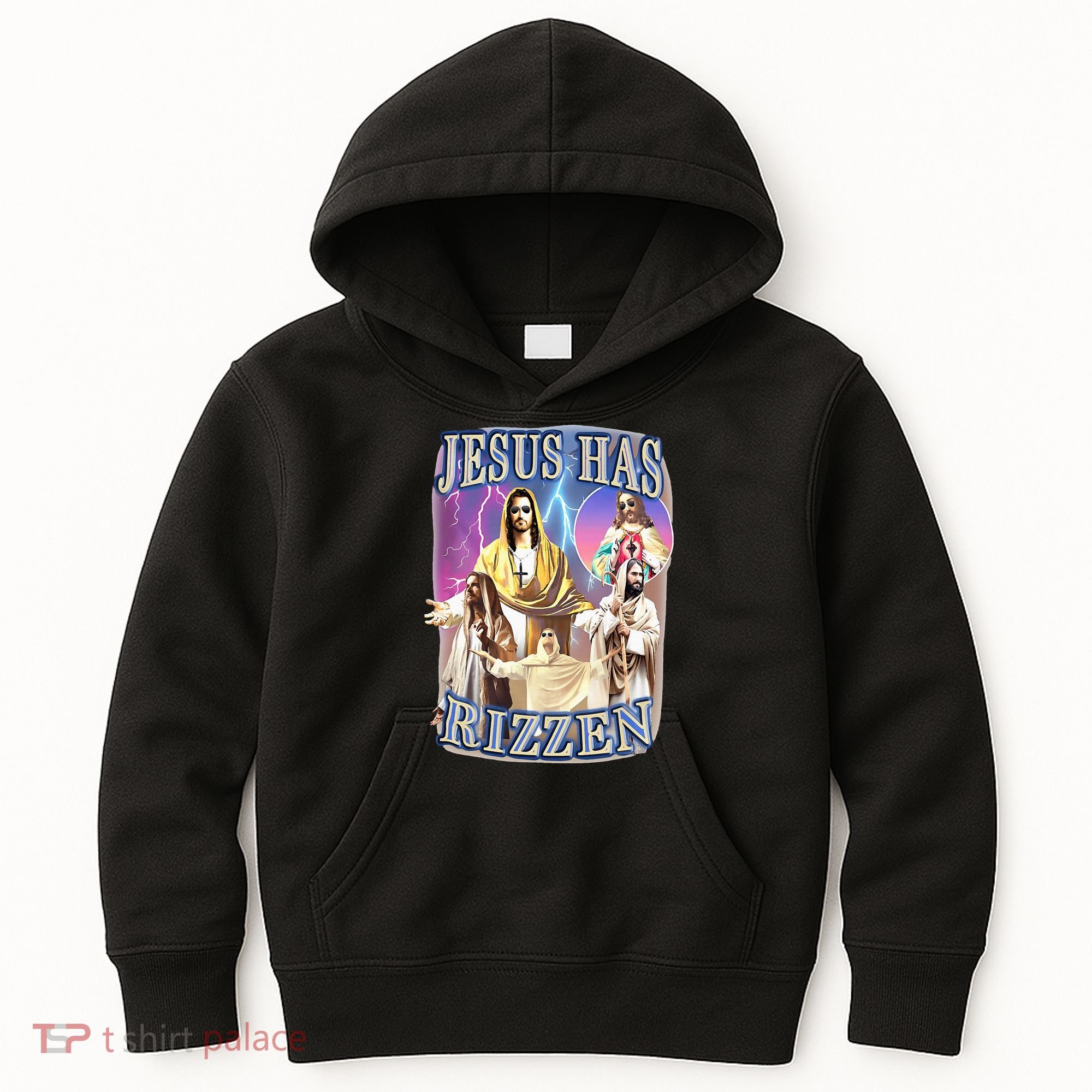 Jesus Has Rizzen Kids Hoodie