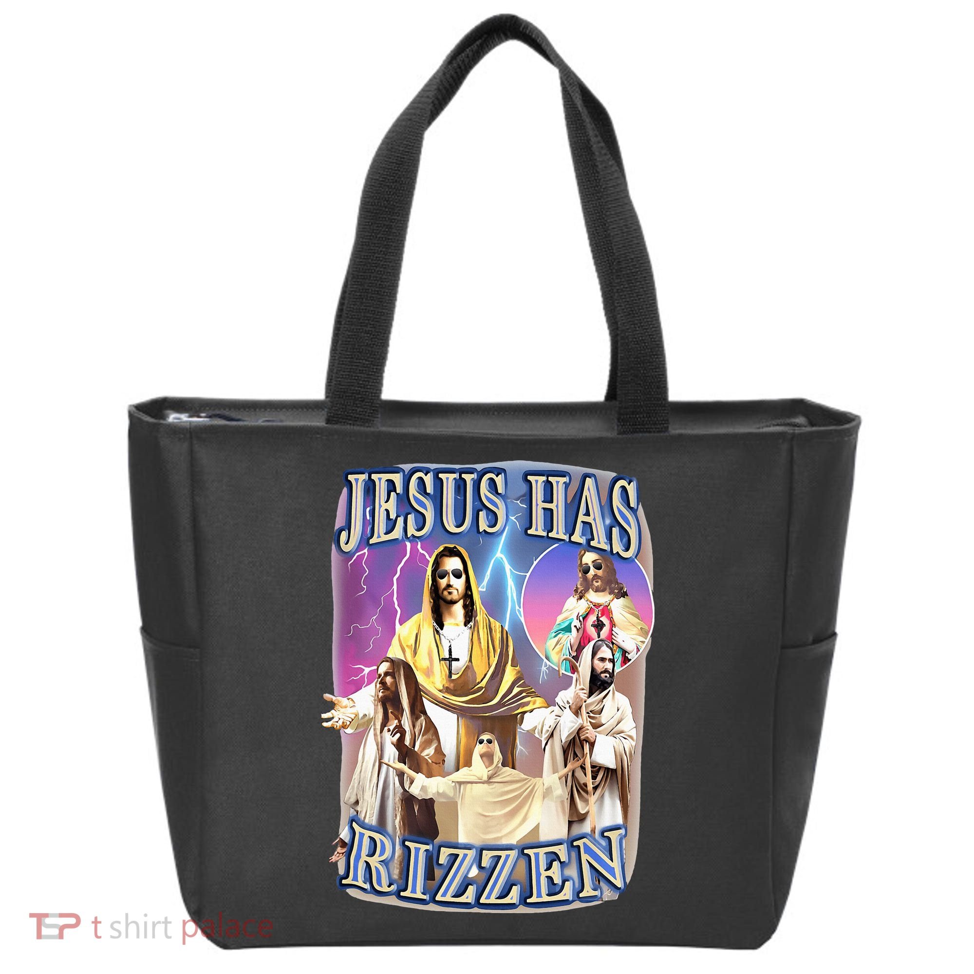Jesus Has Rizzen Tote Bag