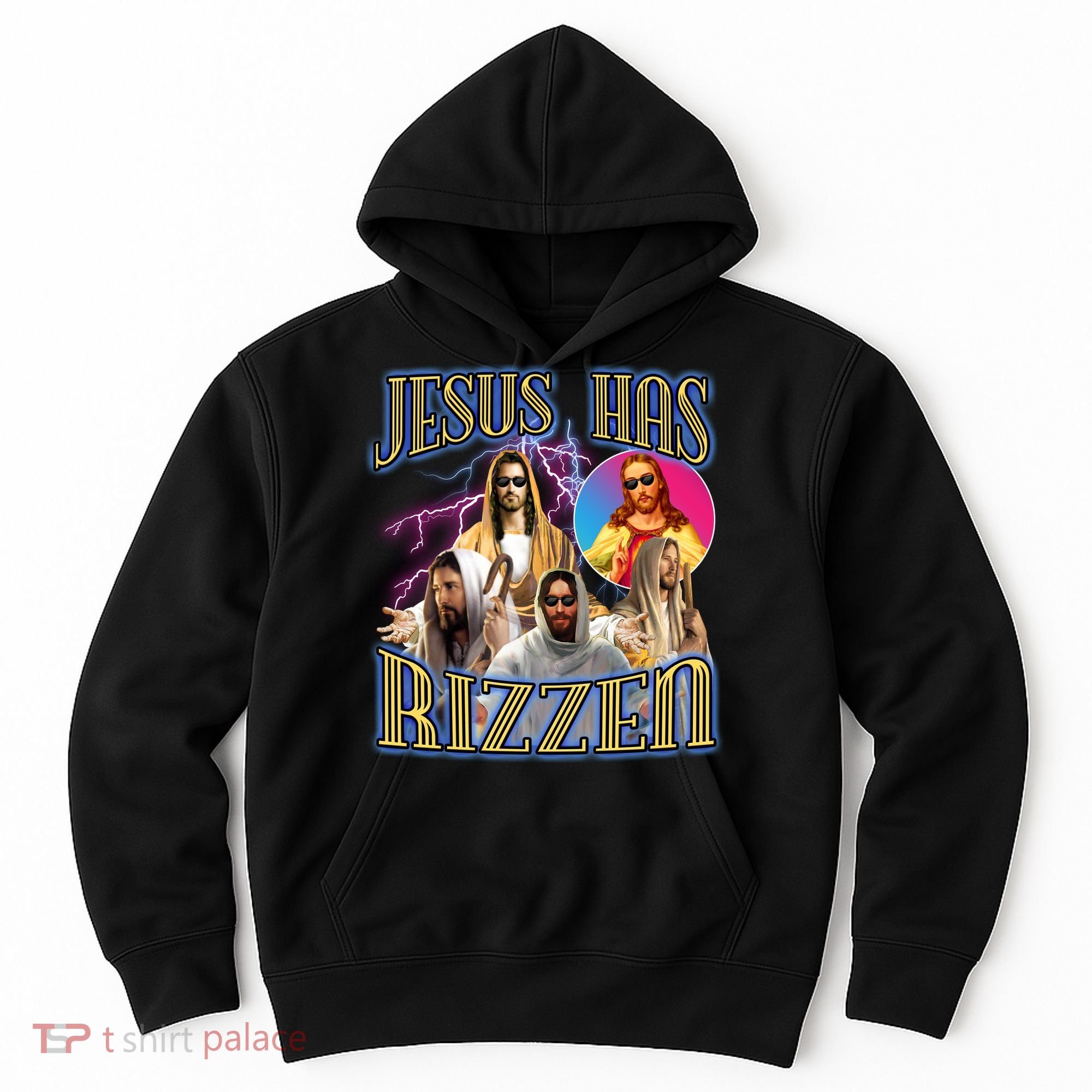 Jesus Has Rizzen Christian Faith Hoodie