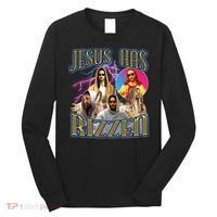 Jesus Has Rizzen Christian Faith Long Sleeve Shirt thumb 0