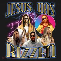 Jesus Has Rizzen Christian Faith Polo thumb 3