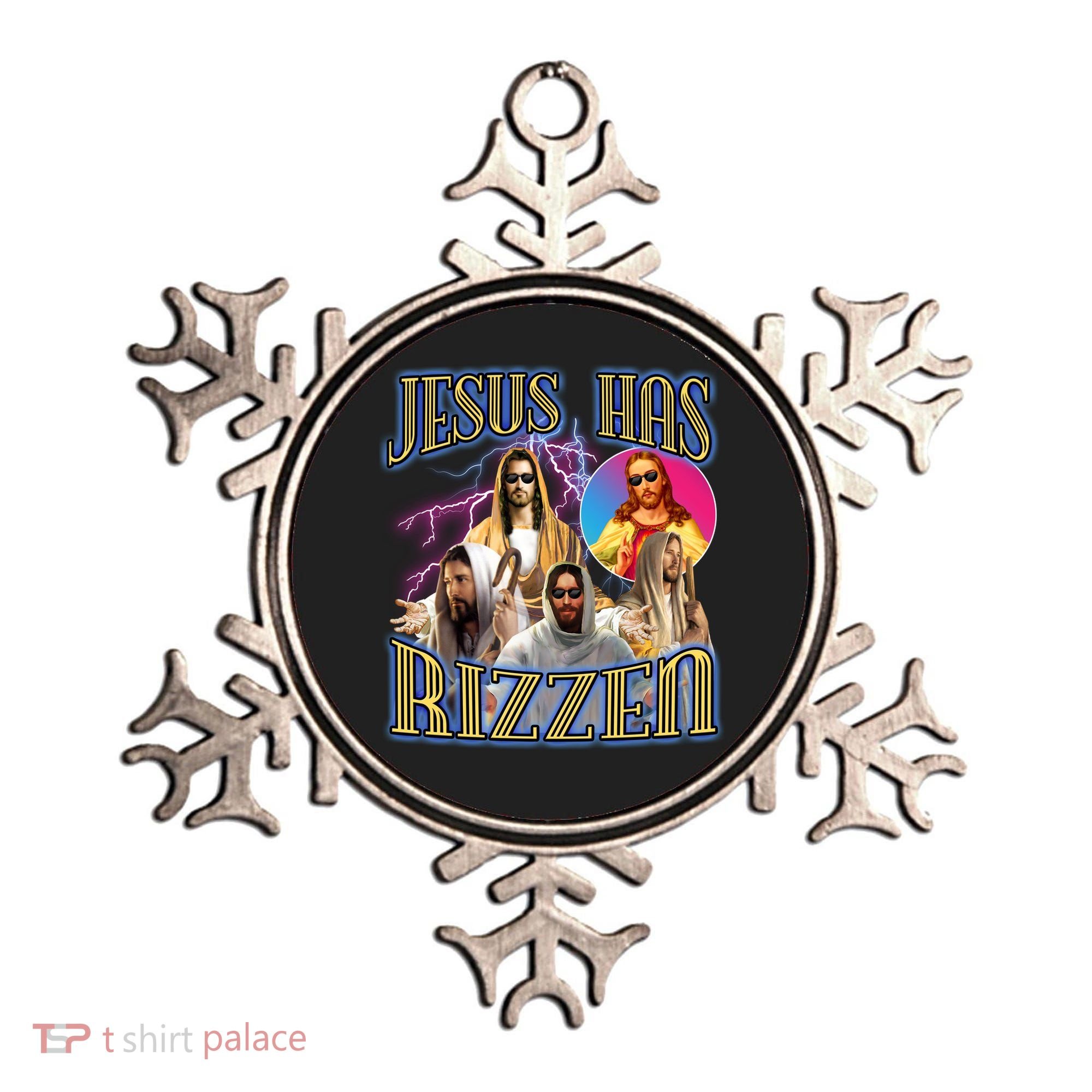 Jesus Has Rizzen Christian Faith Ornament
