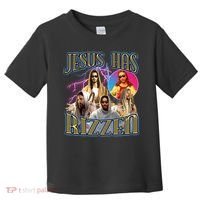 Jesus Has Rizzen Christian Faith Toddler T-Shirt thumb 0