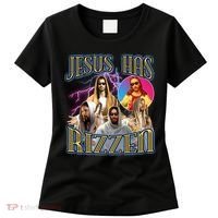 Jesus Has Rizzen Christian Faith Women's T-Shirt thumb 0