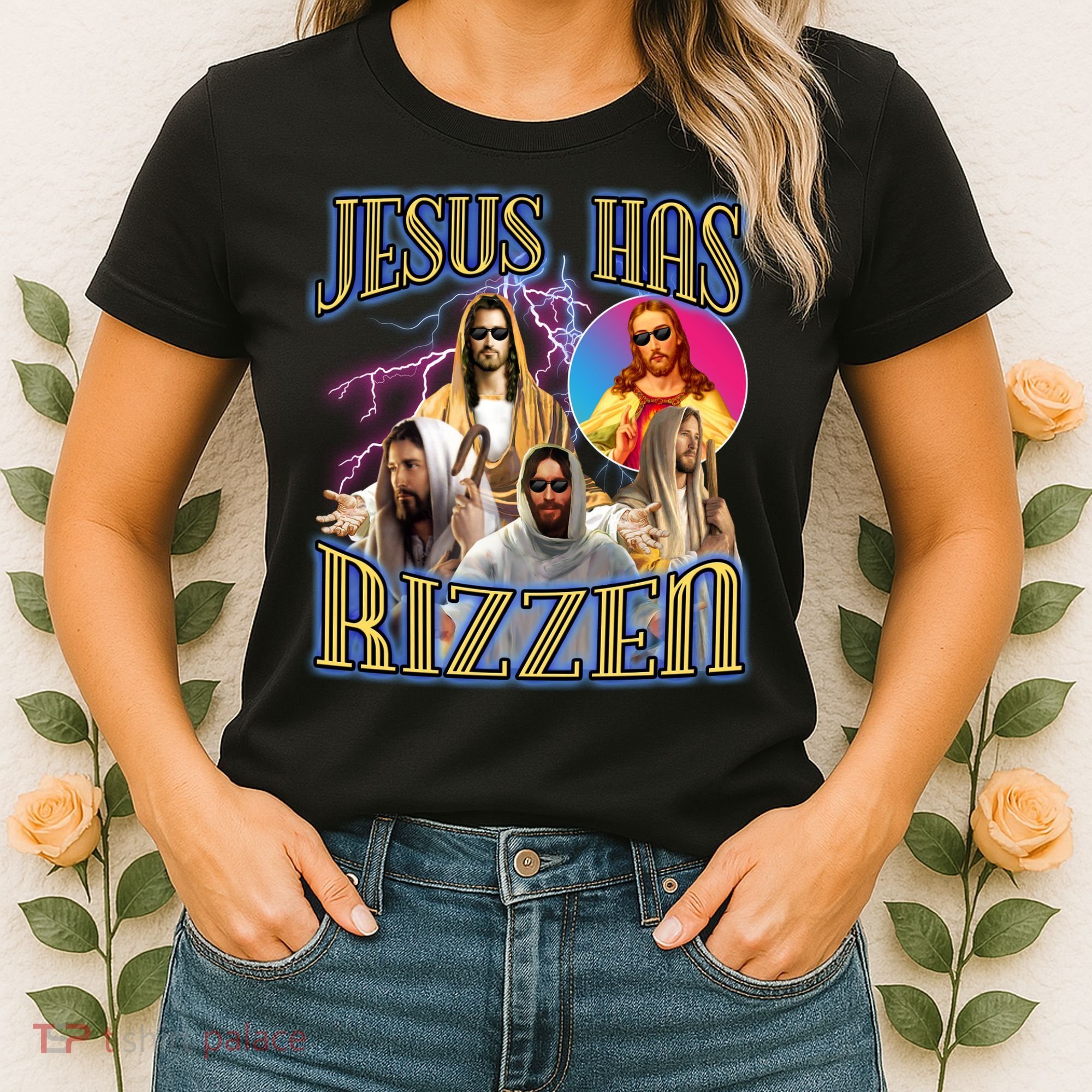 Jesus Has Rizzen Christian Faith Women's T-Shirt