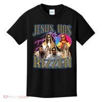 Jesus Has Rizzen Christian Faith Kids T-Shirt thumb 0
